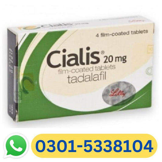 Cialis 20 Mg Timing Tablets In Pakistan - 4 Tablet Pack